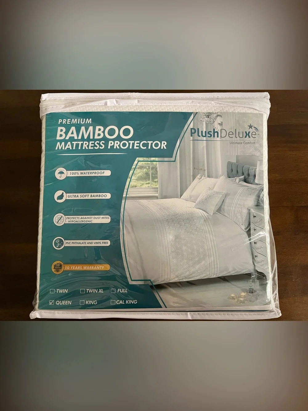 Bamboo mattress protector queen